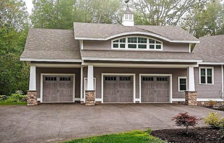 Stamped Carriage Driftwood with Glass Madison Inserts