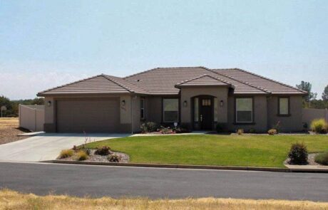 Ranch Long Raised Panel Residential Garage Door