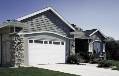 Raynor Mixed Panel with Designer Glass Raynor Mixed Panel with Designer Glass Windows